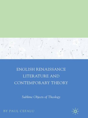 cover image of English Renaissance Literature and Contemporary Theory